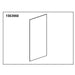 KOHLER K-1563960 Opp 10" x 26" Door Assembly