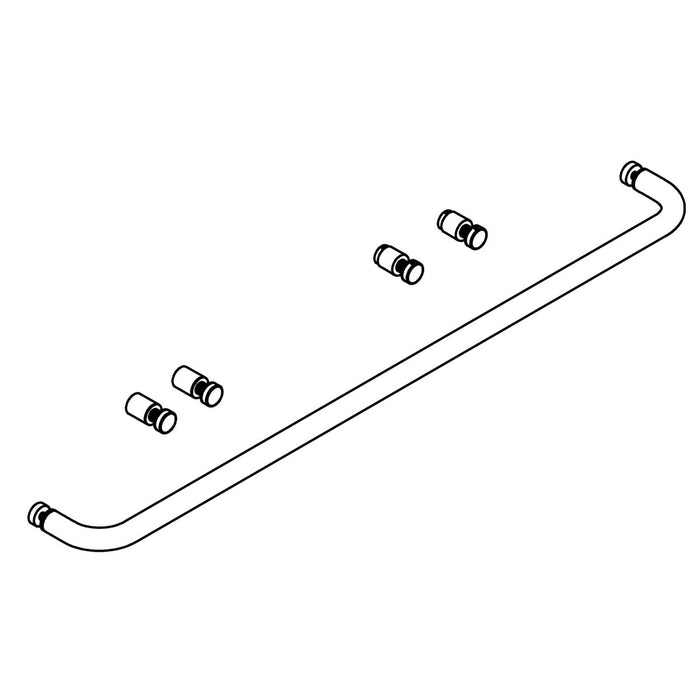KOHLER K-1599686-02 Towel Bar 30" And Knob Kit
