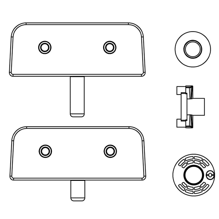 KOHLER K-1603835 Stay Close Hinge Kit