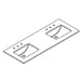 KOHLER K-1612879 61 Quartz Vanity Top And Sink Kit