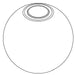 KOHLER K-1628408 Globe Glass Shade