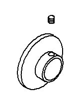 KOHLER K-20345 Escutcheon W/Screw