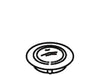 KOHLER K-21136-C Charcoal Plug Button, Cold