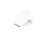 KOHLER K-27332-BN Glissade ReadyLatch® Quiet-Close™ Round-front Toilet Seat - angled product view