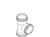 KOHLER K-29073 1 1/2-11 1/2 NP Tee
