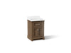 KOHLER K-29259-BD1 Charlemont 24" bathroom vanity cabinet with sink and quartz top