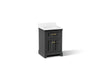 KOHLER K-29259-BD1 Charlemont 24" bathroom vanity cabinet with sink and quartz top