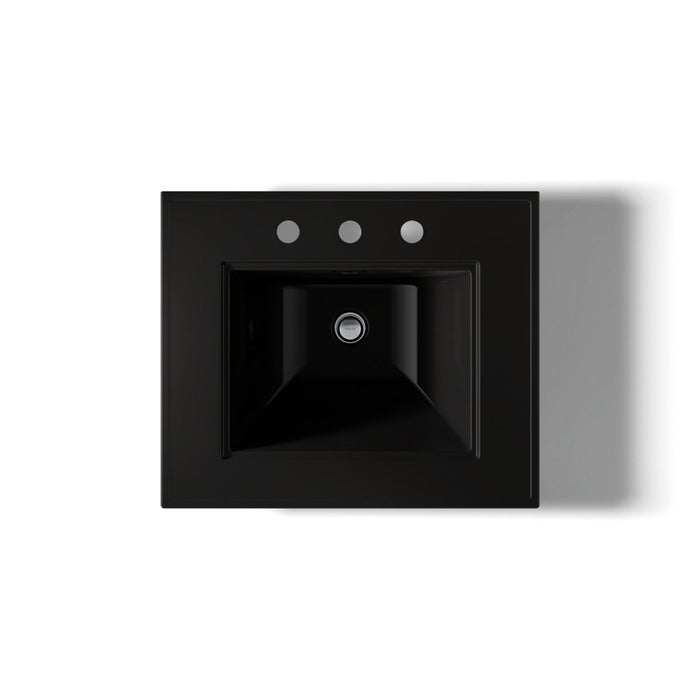 KOHLER K-2344-8-7 Black Black - Top Square