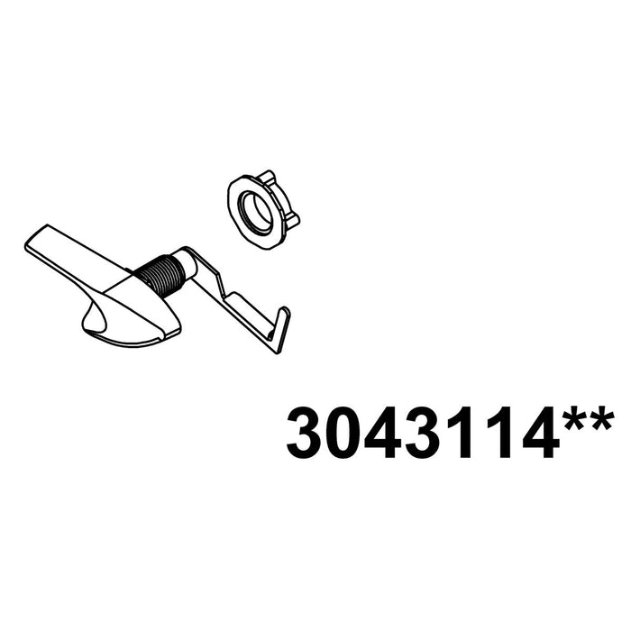 KOHLER K-3043114 Left Hand Trip Lever