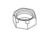 KOHLER K-33424 Nut, Coupling 1/2-14 Npsm