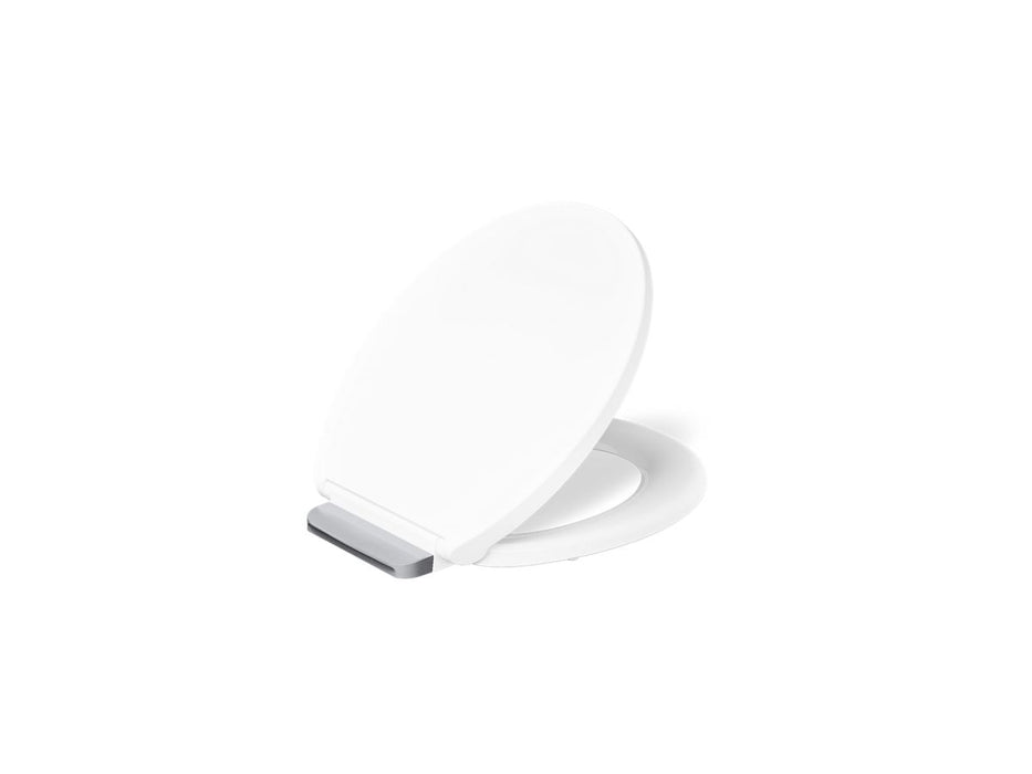 KOHLER K-36594-CP Covert ReadyLatch® Quiet-Close™ Round-front Toilet Seat - angled product view