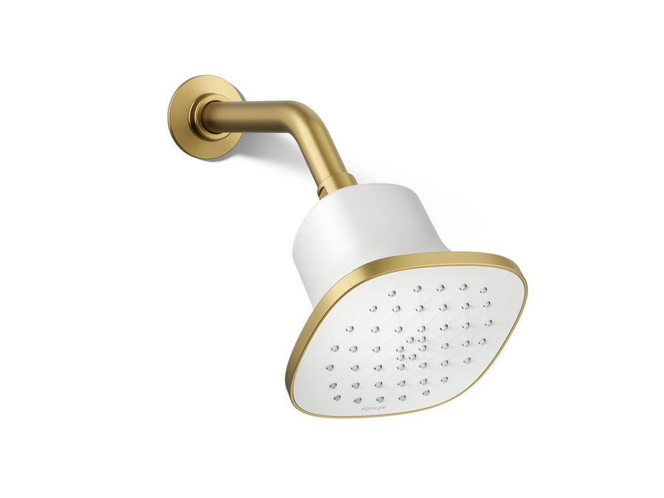 KOHLER Cinq™ Square single-function filtered showerhead, 2.5 gpm