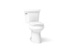 KOHLER K-3889-U Highline Two-piece elongated toilet, 1.28 gpf - angled product view
