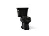 KOHLER K-3948-U Wellworth Two-piece elongated toilet, 1.28 gpf - angled product view