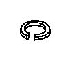 KOHLER K-40274 Snap Ring, .510 Id