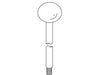 KOHLER K-50589 Diverter Stem Assembly