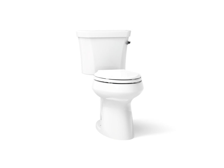 KOHLER K-5298-RA Highline Two-piece Elongated Toilet, 1.0 GPF - angled product view