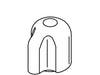 KOHLER K-57745 Small Blade Handle - Chrome Plate