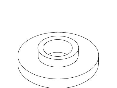 KOHLER K-59347 Seal Plate, Diverter
