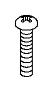 KOHLER K-59608 Screw, 10-24 X 1.000, Countersunk