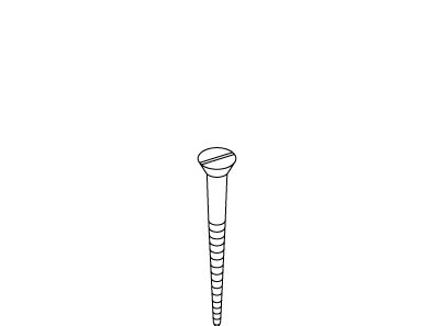 KOHLER K-61409 Screw, Drywall 8 X 3