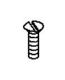 KOHLER K-61454 Screw 6-32 X .5