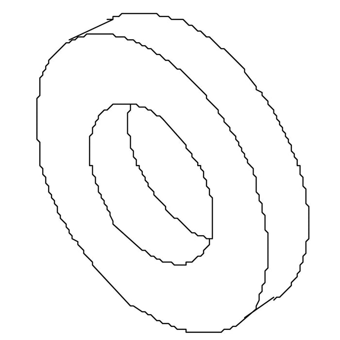 KOHLER K-64212 Washer, Flat, 1/4