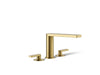 KOHLER Composed Deck-mount bath faucet with lever handles