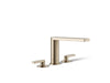 KOHLER Composed Deck-mount bath faucet with lever handles