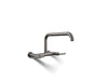 KOHLER Purist Two-hole wall-mount bridge kitchen sink faucet