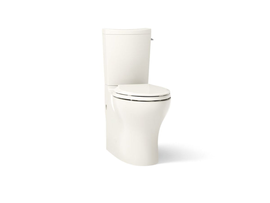 KOHLER K-75790-RA Persuade Curv Two-piece Elongated Toilet with Skirted Trapway, Dual-flush - angled product view