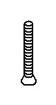 KOHLER K-76960 Screw, 10-24 X .625, Pan