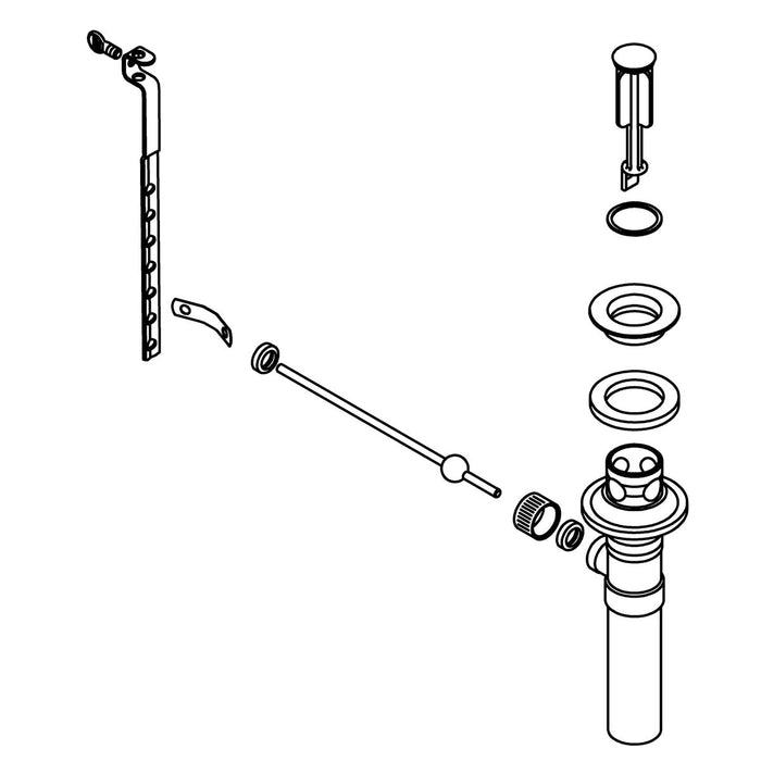 KOHLER K-834753 Pop-Up Drain