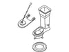 KOHLER K-83486 FLUSH VALVE KIT