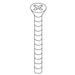 KOHLER K-88451 Screw, 8-32 X 1.125