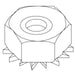 KOHLER K-90154 Locknut, 5/16-18