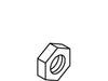 KOHLER K-90155 Locknut, 3/8-16