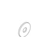 KOHLER K-91643 Plain Washer, 5/16