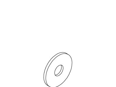KOHLER K-91643 Plain Washer, 5/16