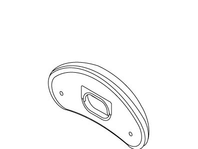 KOHLER K-94540 Assembly, Pillow/Bracket