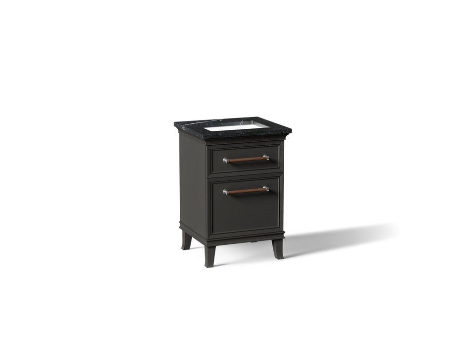 KOHLER K-CM29469-BD1 Artifacts 24" Bathroom Vanity Cabinet with Sink and Quartz Top