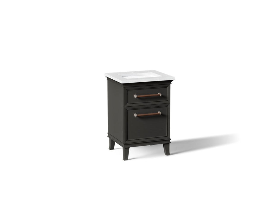 KOHLER K-CM29469-BD1 Artifacts 24" Bathroom Vanity Cabinet with Sink and Quartz Top