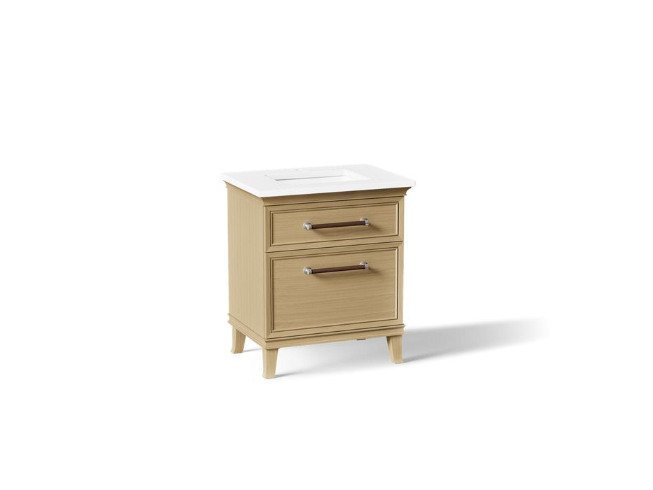 KOHLER K-CM29480-BD2 Artifacts 30" Bathroom Vanity Cabinet with Sink and Quartz Top