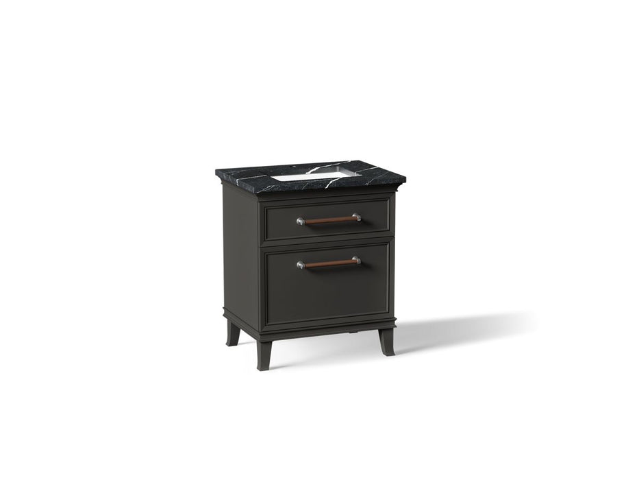 KOHLER K-CM29480-BD2 Artifacts 30" Bathroom Vanity Cabinet with Sink and Quartz Top