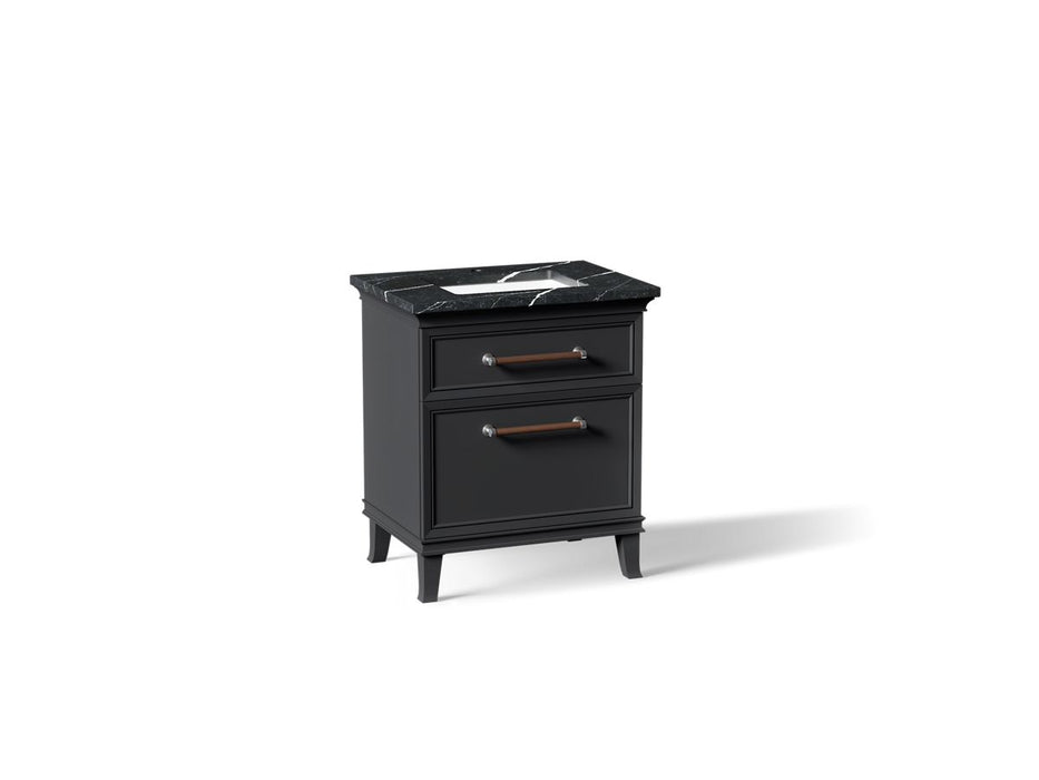 KOHLER K-CM29480-BD2 Artifacts 30" Bathroom Vanity Cabinet with Sink and Quartz Top
