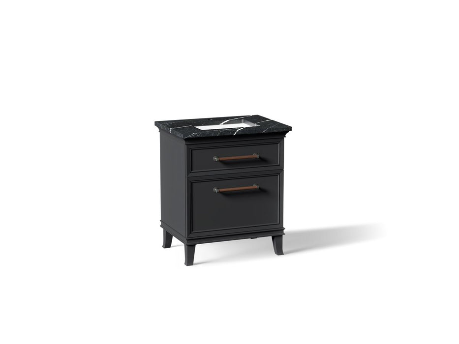KOHLER K-CM29480-BD2 Artifacts 30" Bathroom Vanity Cabinet with Sink and Quartz Top