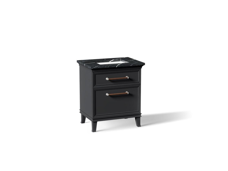 KOHLER K-CM29480-BD2 Artifacts 30" Bathroom Vanity Cabinet with Sink and Quartz Top