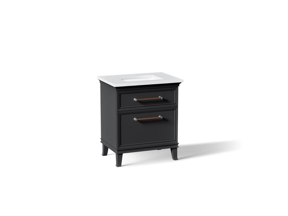 KOHLER K-CM29480-BD2 Artifacts 30" Bathroom Vanity Cabinet with Sink and Quartz Top