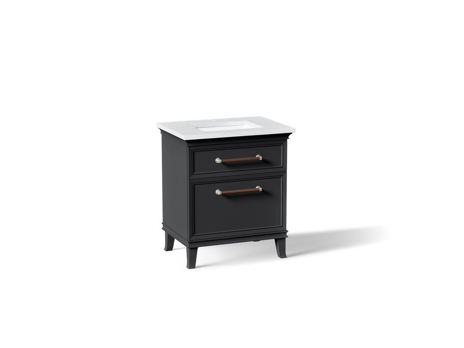 KOHLER K-CM29480-BD2 Artifacts 30" Bathroom Vanity Cabinet with Sink and Quartz Top