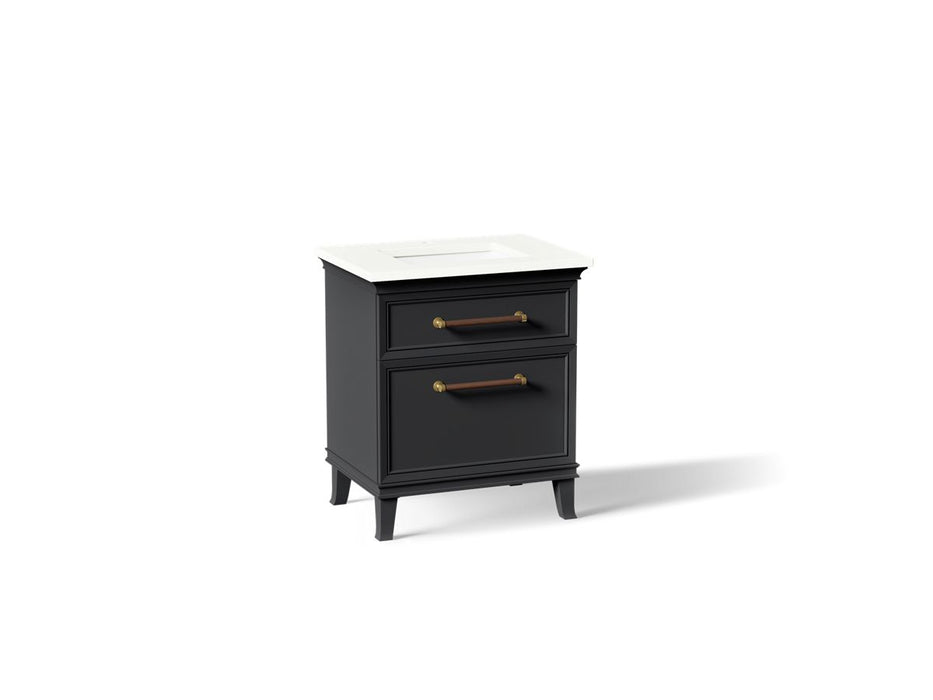 KOHLER K-CM29480-BD2 Artifacts 30" Bathroom Vanity Cabinet with Sink and Quartz Top